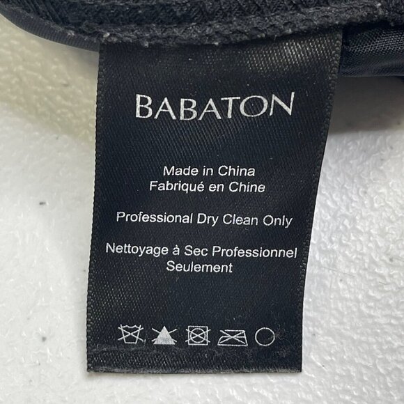 Aritzia Babaton‎ Cohen Pants Women's 0 Japanese Texture Crop Tailored Pleated - Picture 5 of 12